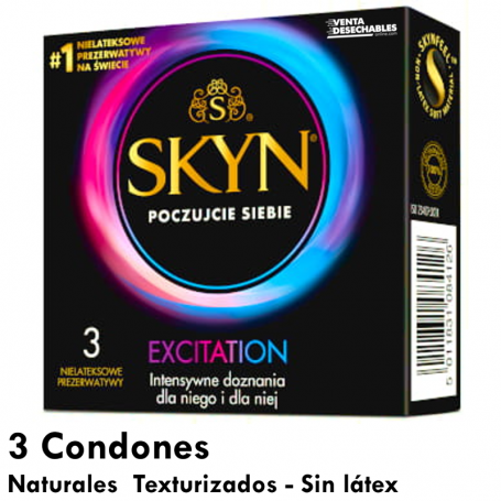 Preservativos SKYN - Exitación, Efecto Hielo