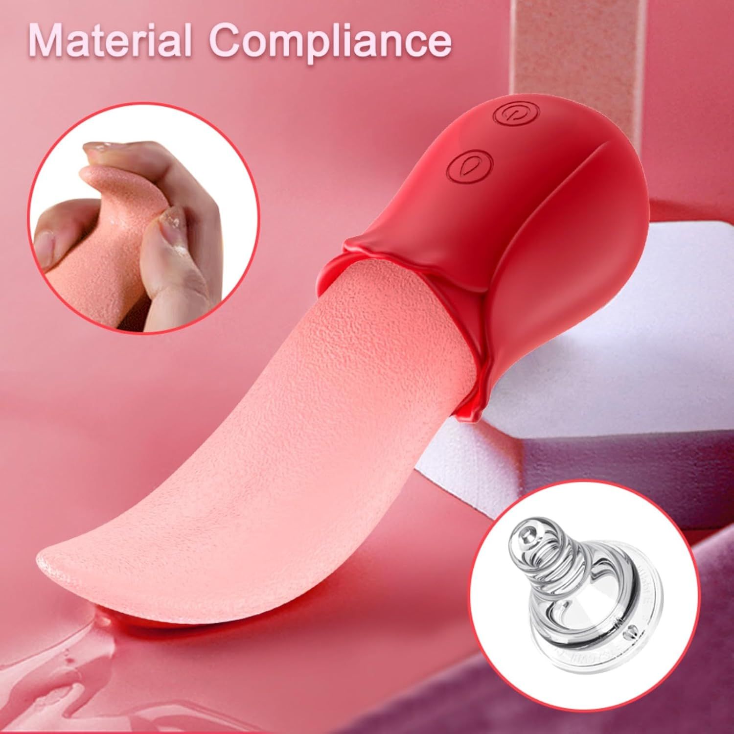 Vibrador tipo lengua