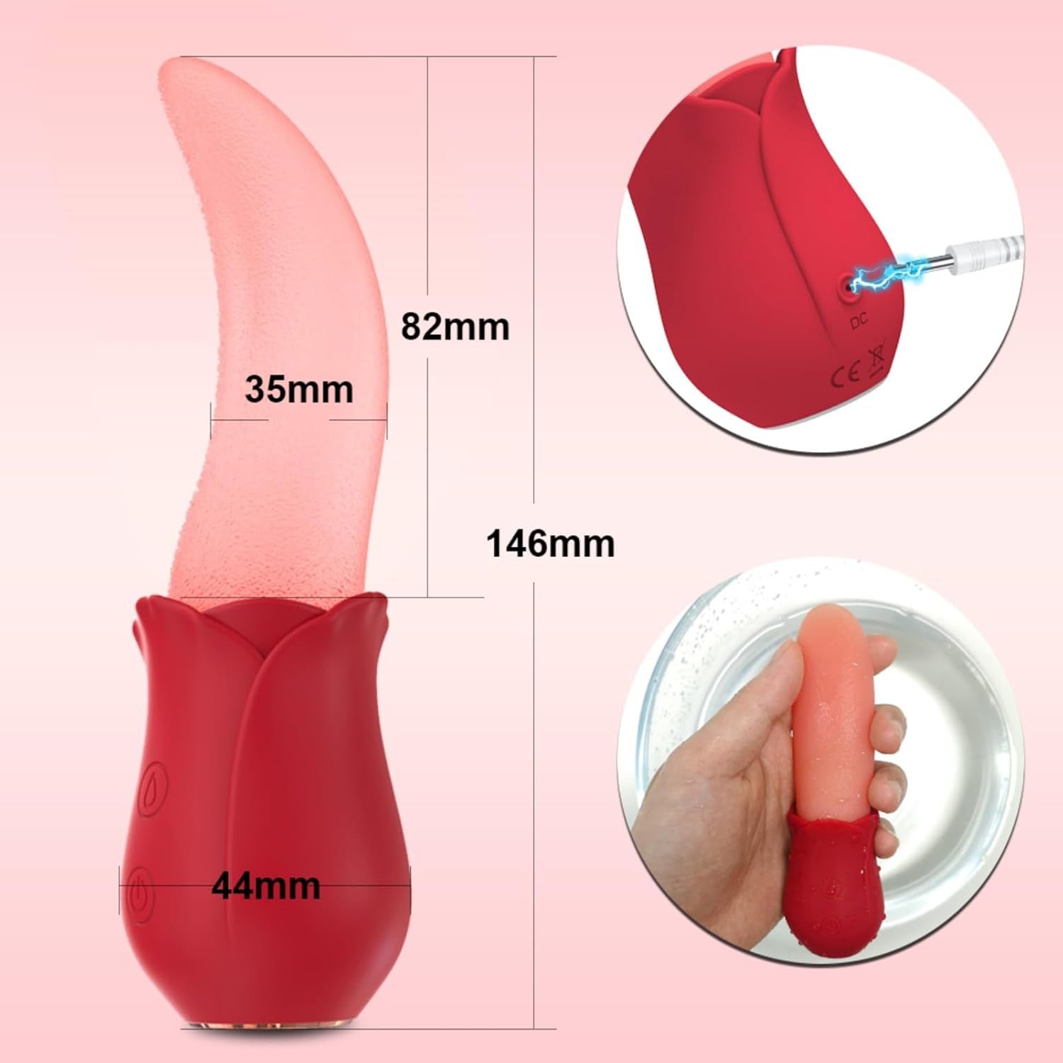 Vibrador tipo lengua