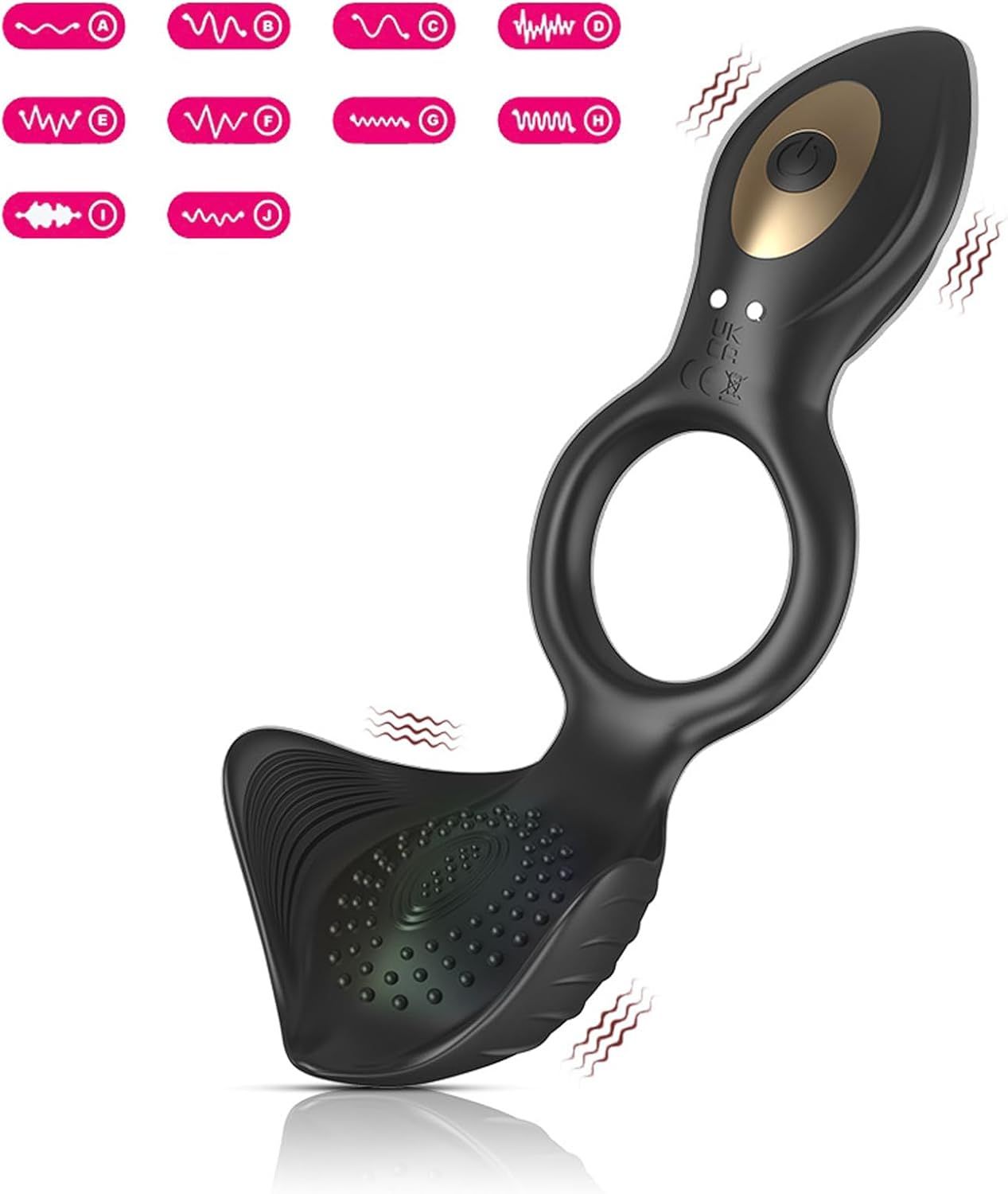 Súper anillo vibrador triple estimuación + APP