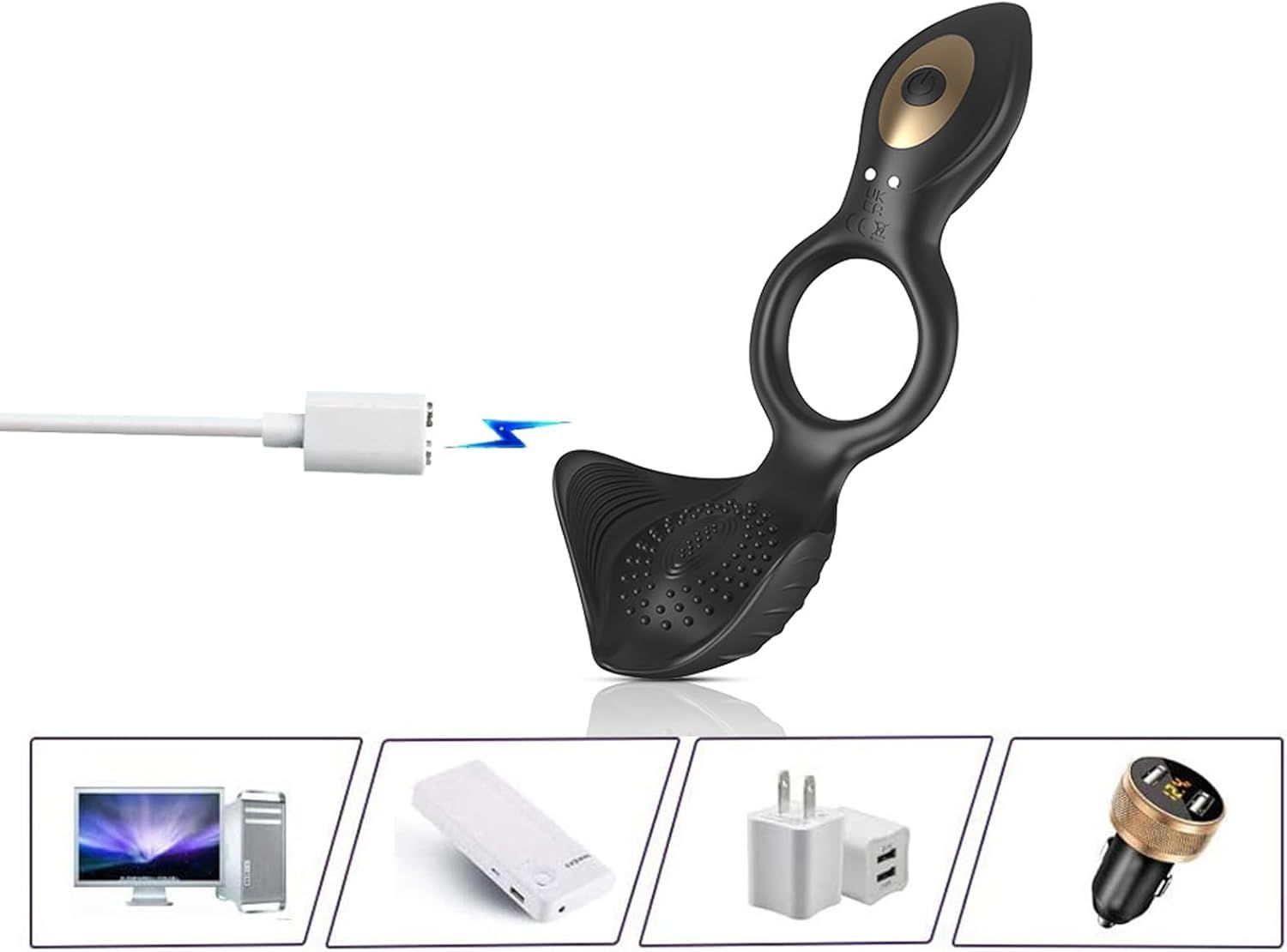 Súper anillo vibrador triple estimuación + APP