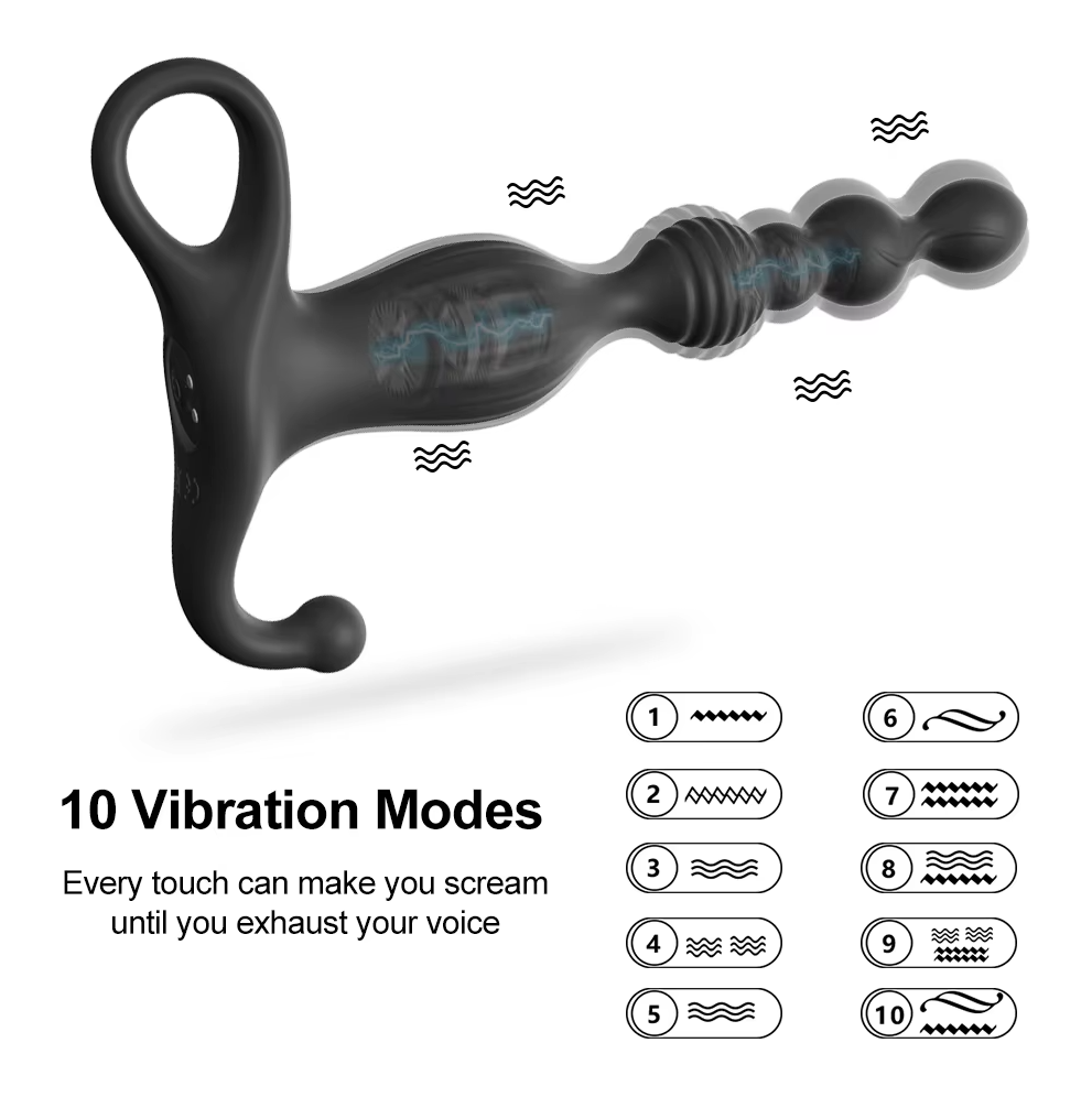 Vibrador anal gradual