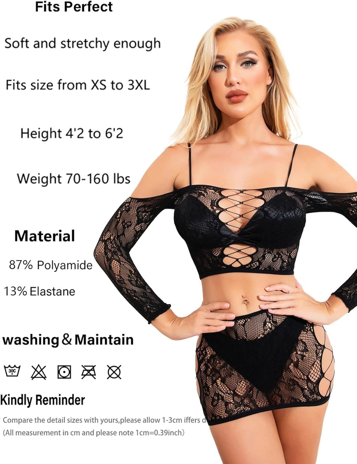 Sexy Conjunto de 2 Piezas Olay