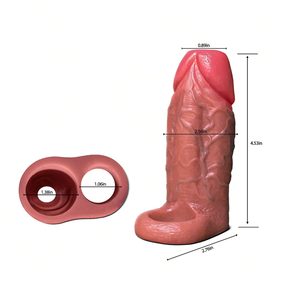 Funda Corta Abierta para Pene (para engrosarlo)