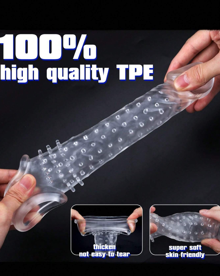 Funda Extención Texturizada Transparente Talla L
