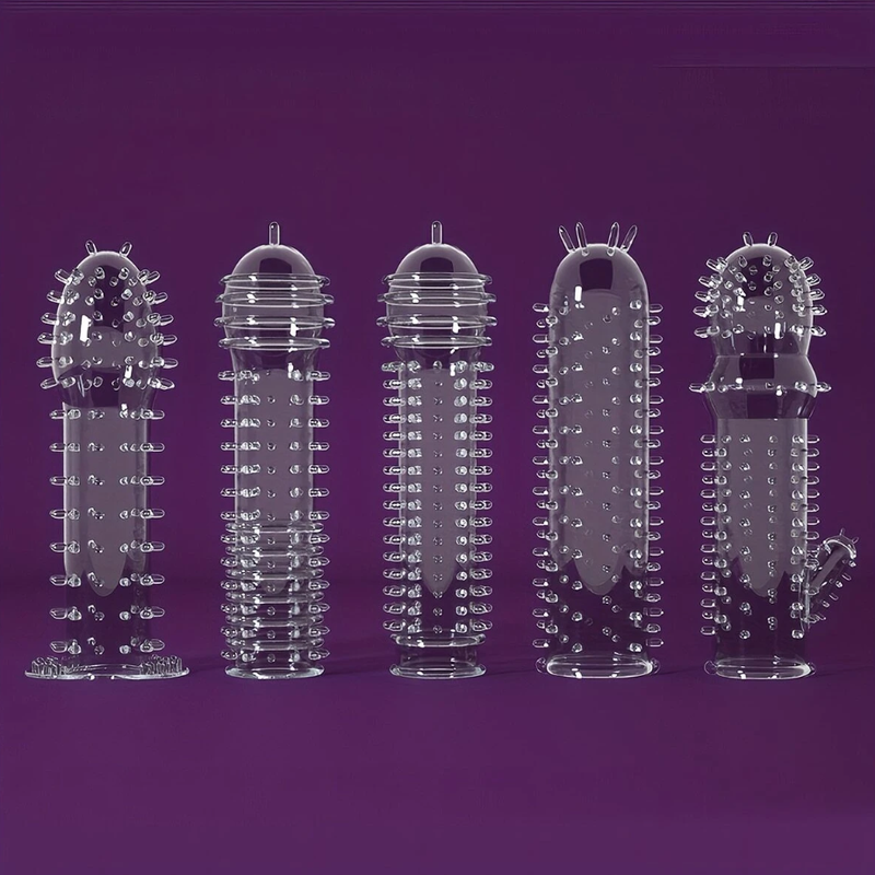 Kit de 5 Fundas Transparentes Texturizadas