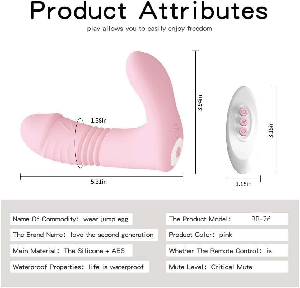 Panty Vibrador con Empuje y Calefaccion