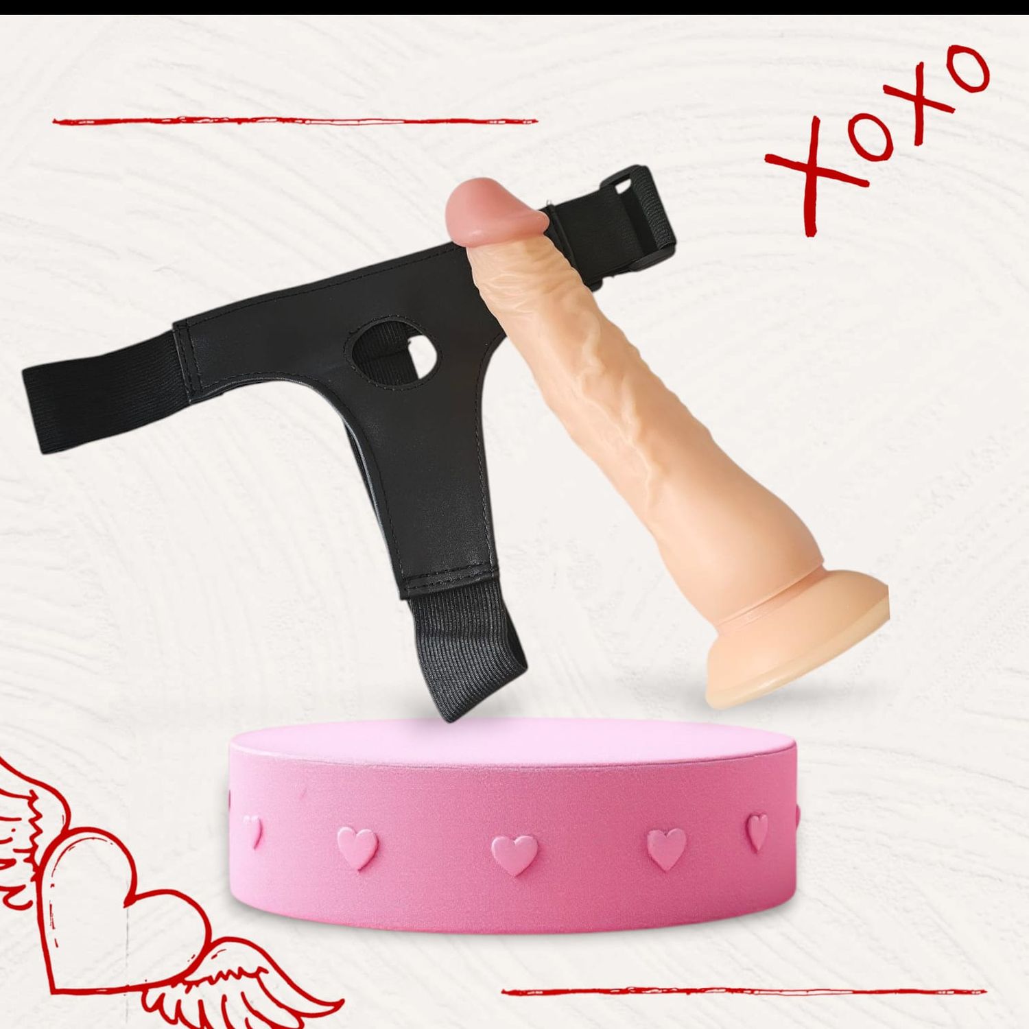 Arnes con consolador 9.1&quot;