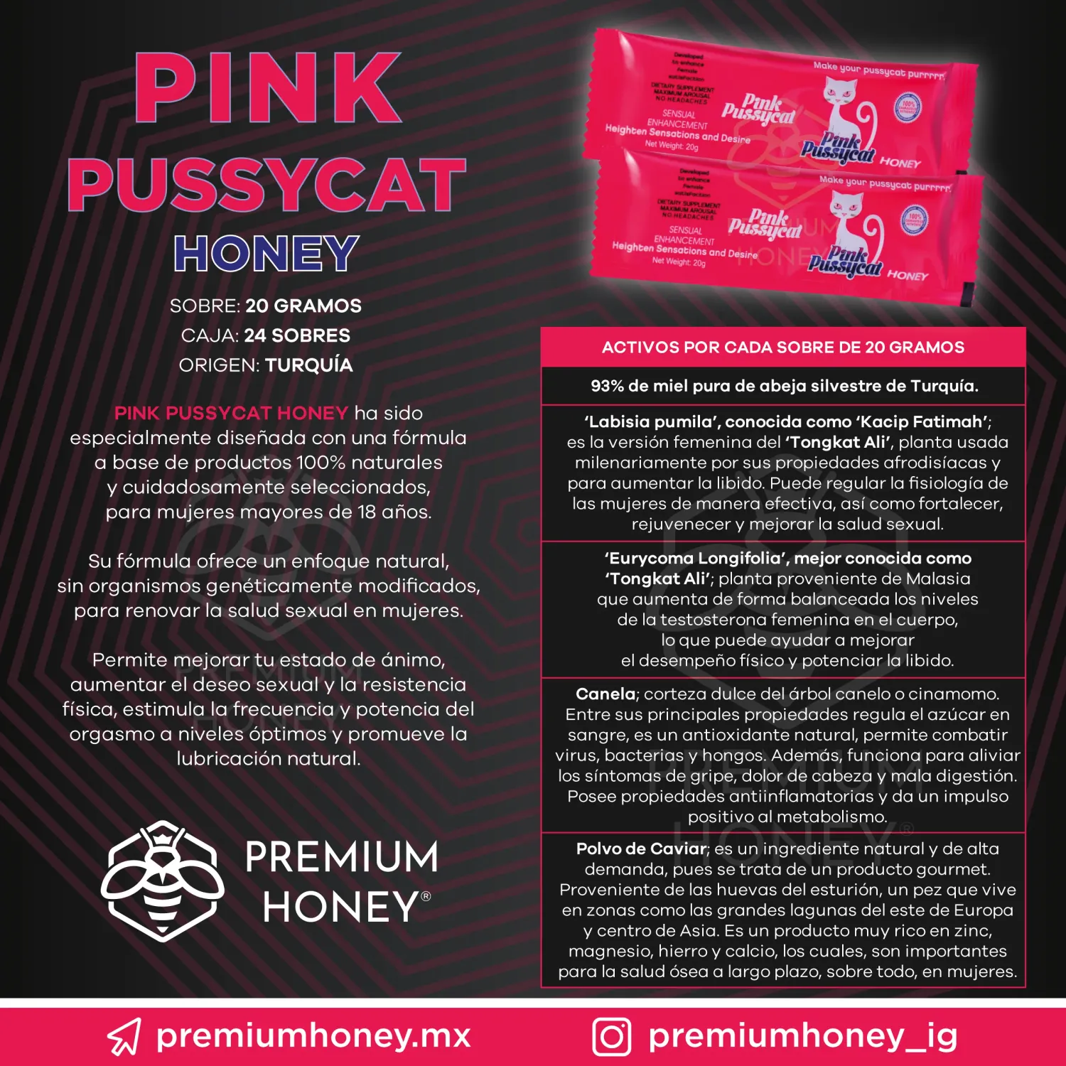 MIEL PUSSY CAT POTENCIADOR FEMENINO
