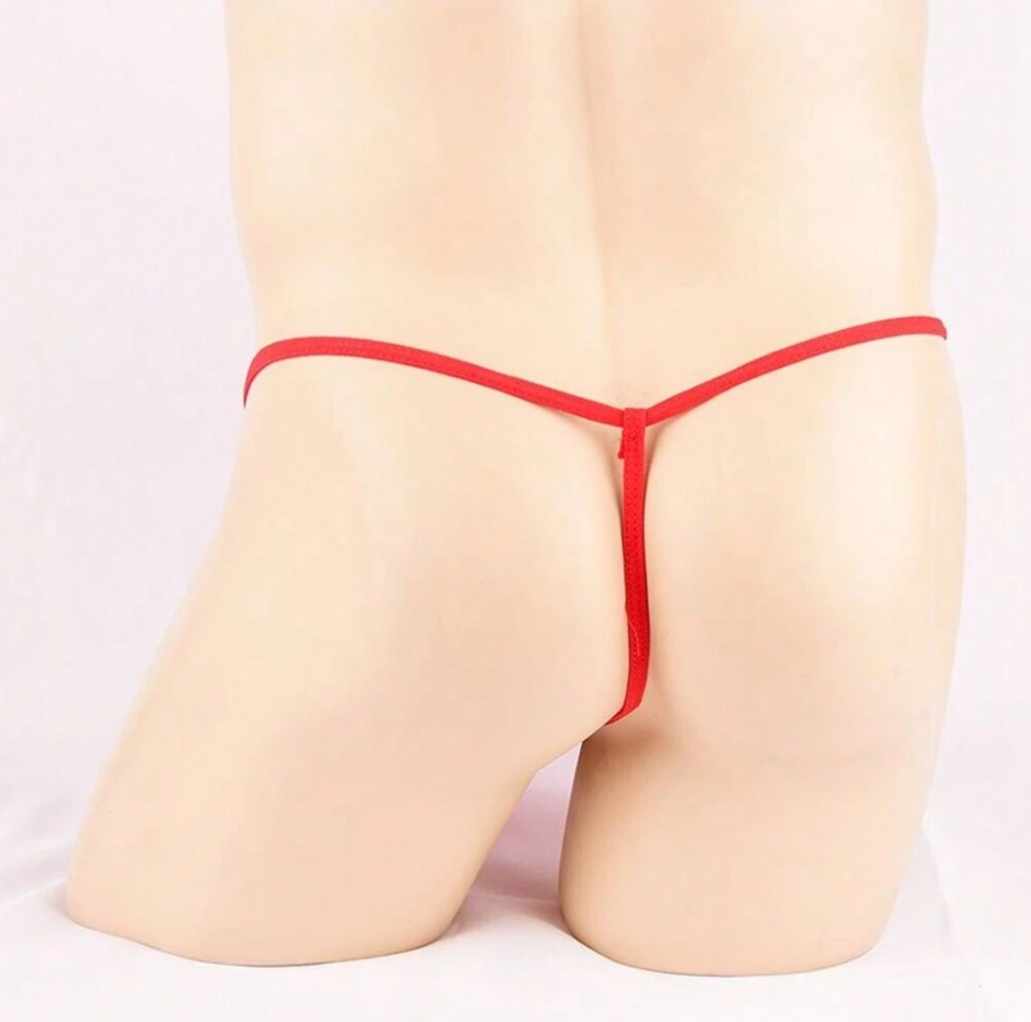 Tanga roja de Elefante para hombre