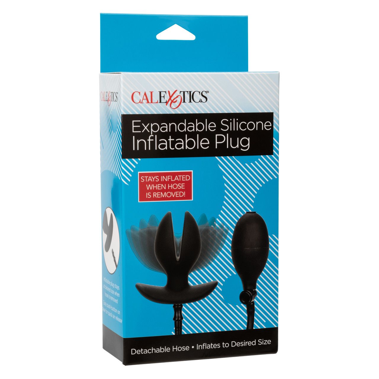 Tapón inflable de silicona expandible tipo flor