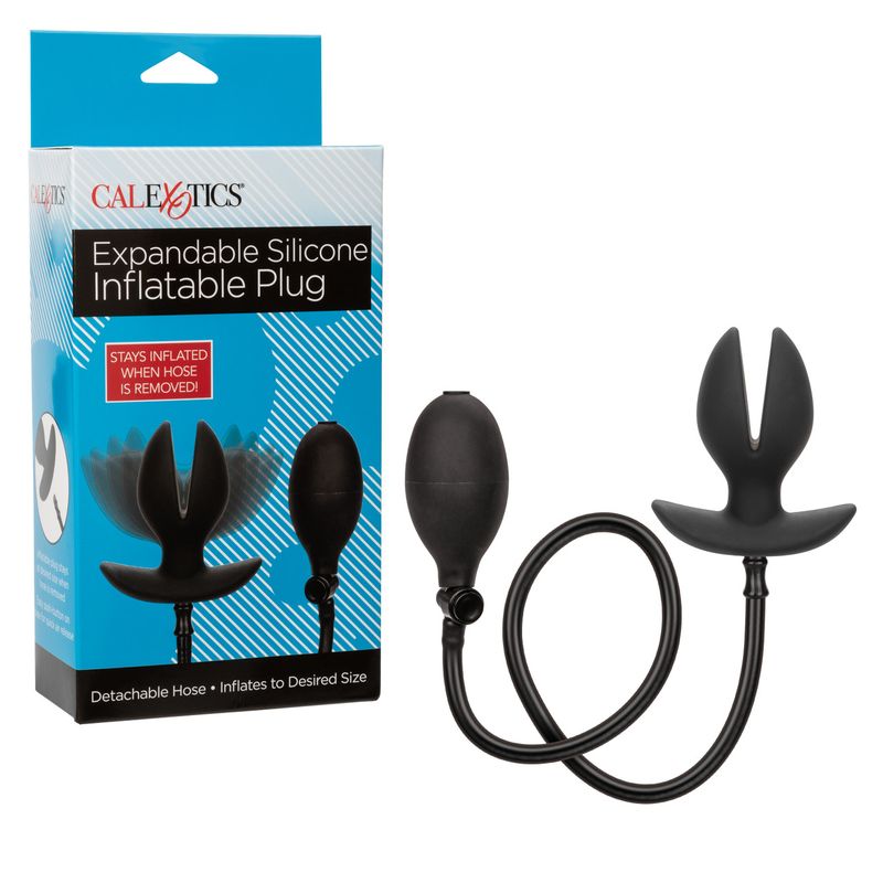 Plug inflable de silicona expandible tipo flor