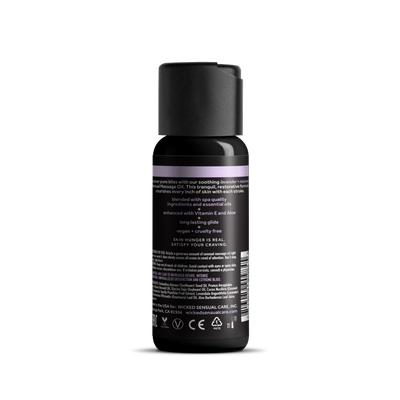 Aceite de masaje sensual de lavanda y romero