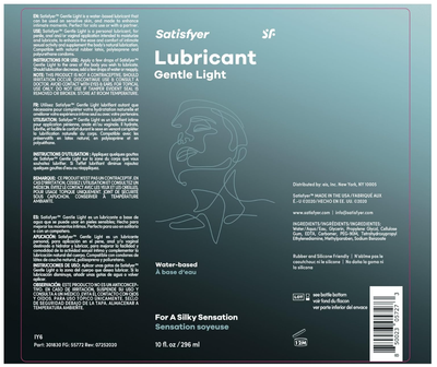 Lubricante suave Satisfyer Gentle Light 10 oz