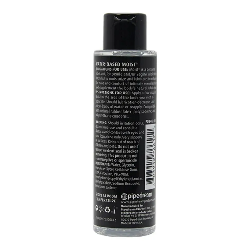 Lubricante Personal Anal Base Agua MOIST 4.4 OZ
