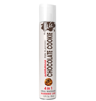 Lubricante Térmico Comestible Silicona 4 en 1 sabor Galleta de Chocolate 1Oz