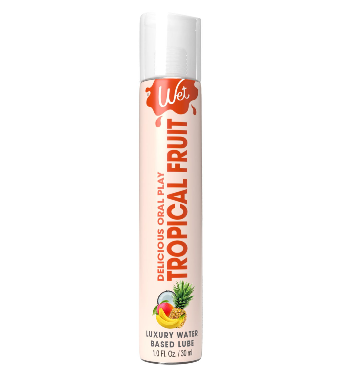 Lubricante Comestible para Sexo Oral sabor Frutas Tropicales  1 Oz