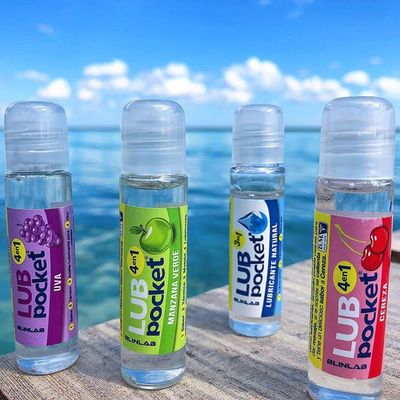 LUBRICANTE DE SABORES 10ml 4 EN 1 BASE AGUA