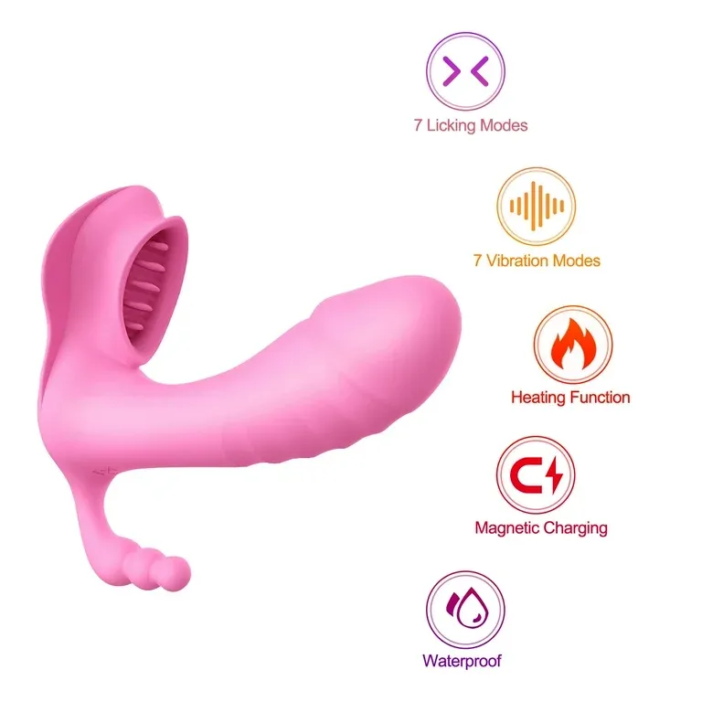 Panty vibrador triple estimulación, calefacción inteligente