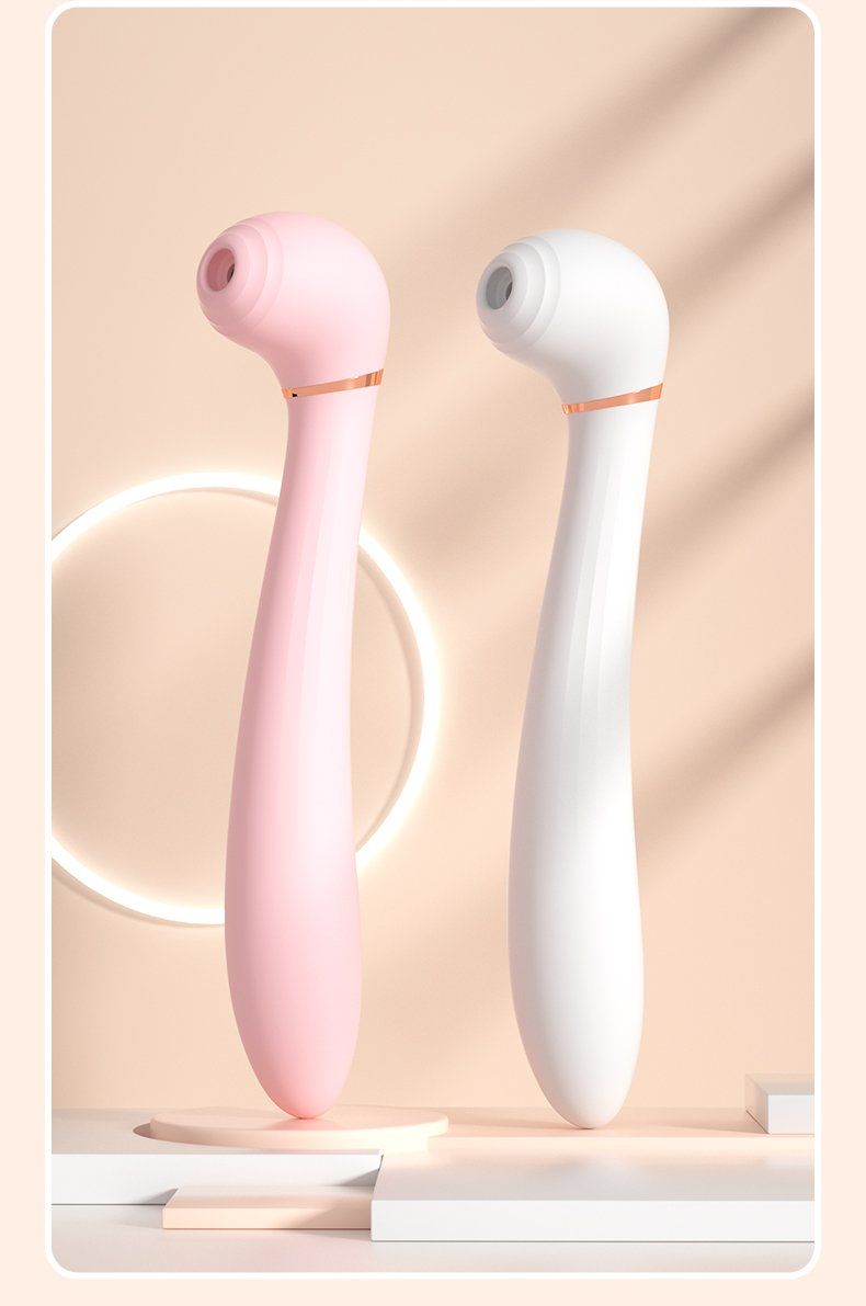 SUCCIONADOR DE CLITORIS Y VIBRADOR DE PUNTO G 2 EN 1