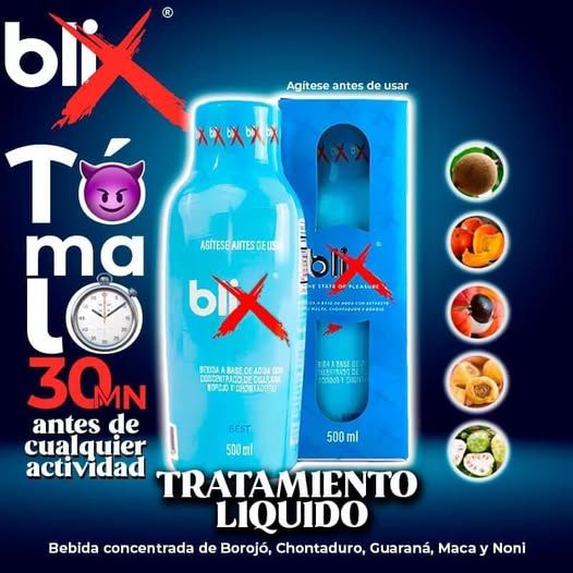 ENERGIZANTE Y POTENCIADOR BLIX BOOSTER 500 ML