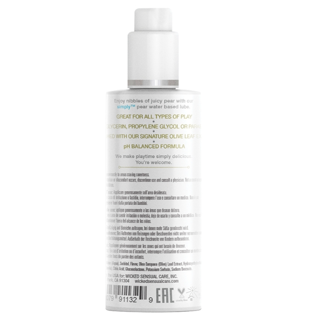 Lubricante Wicked Simply Sabor Pera 2.3 oz