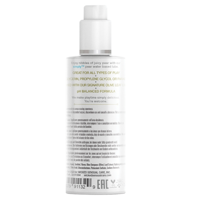 Lubricante Wicked Simply Sabor Pera 2.3 oz