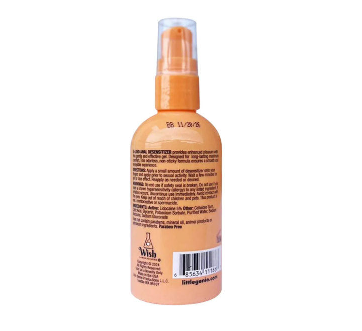 Lubricante Desensibilizante Anal B-LUVD 4oz