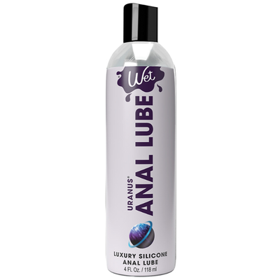 Lubricante Anal Wet Uranus Premium Base Silicona, 4 oz