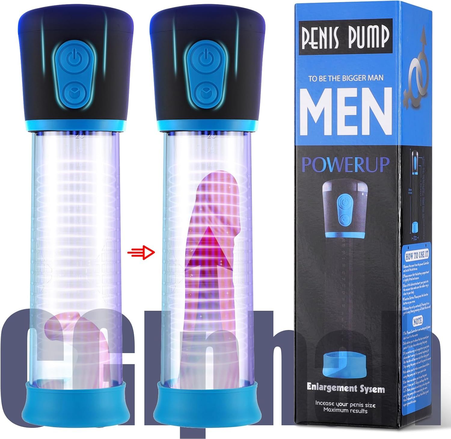 Bomba PowerUp Automatica - Engrosa y Alarga el Miembro