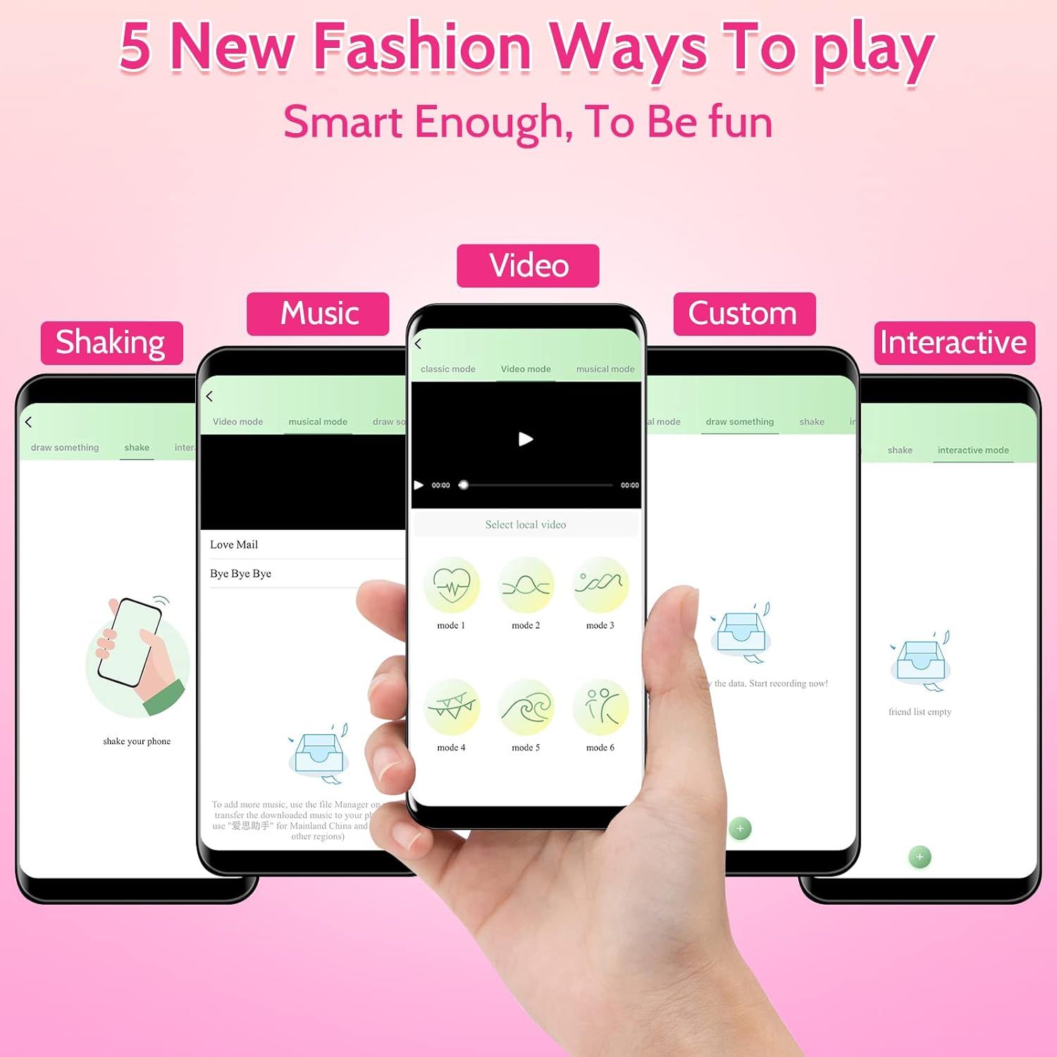 Huevo Vibrador Inteligente por APP + Control Remoto