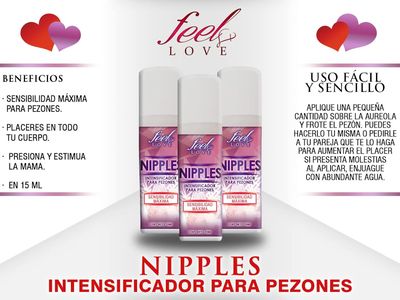 Intensificadora de pezones para máxima sensibilidad 15 ml