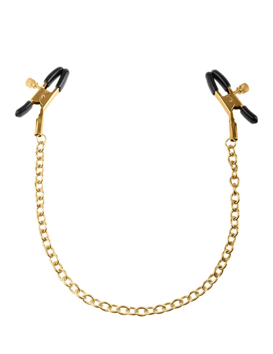 Fetish Fantasy Gold - Pinzas para pezones con cadena