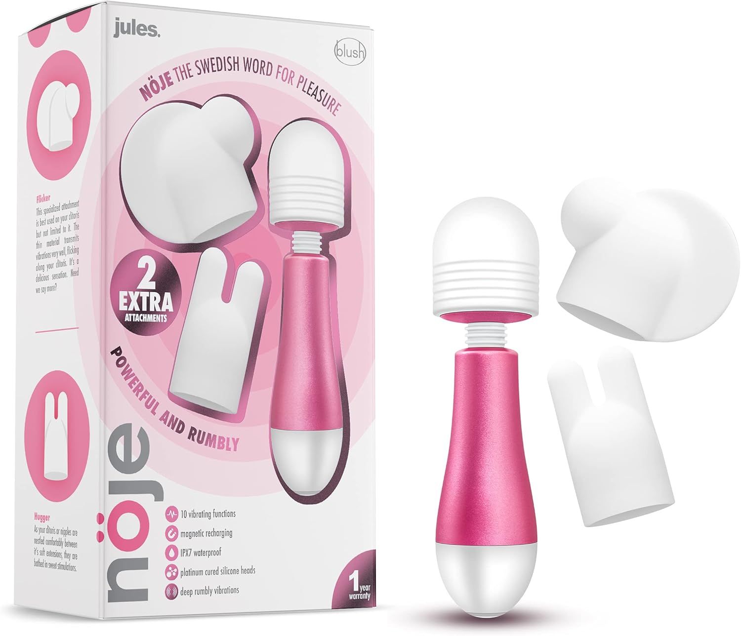 Microfono vibrador Noje Blush