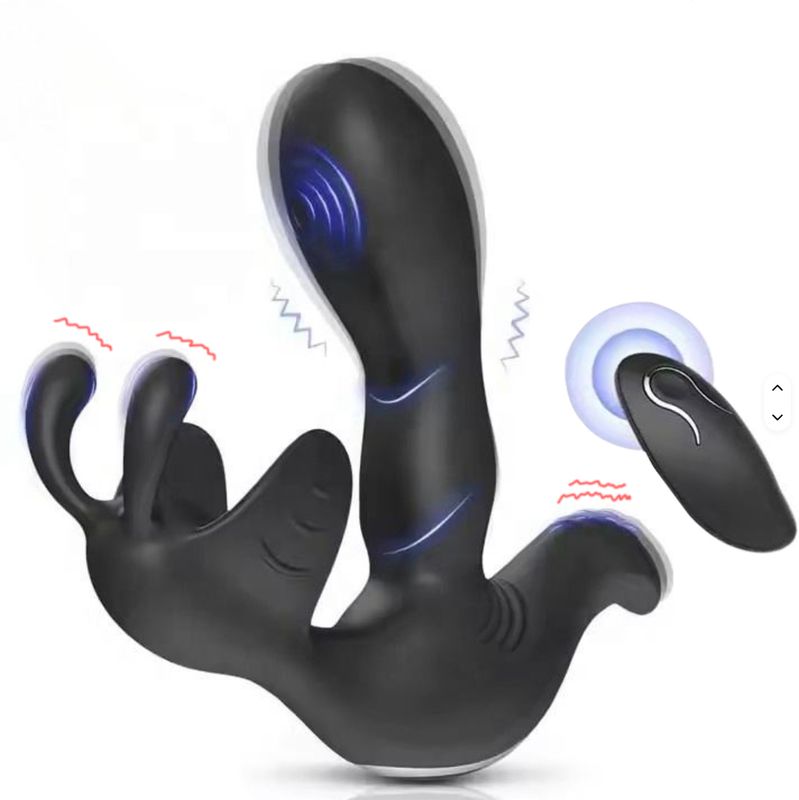 Estimulador y vibrador de prostata 3 en 1