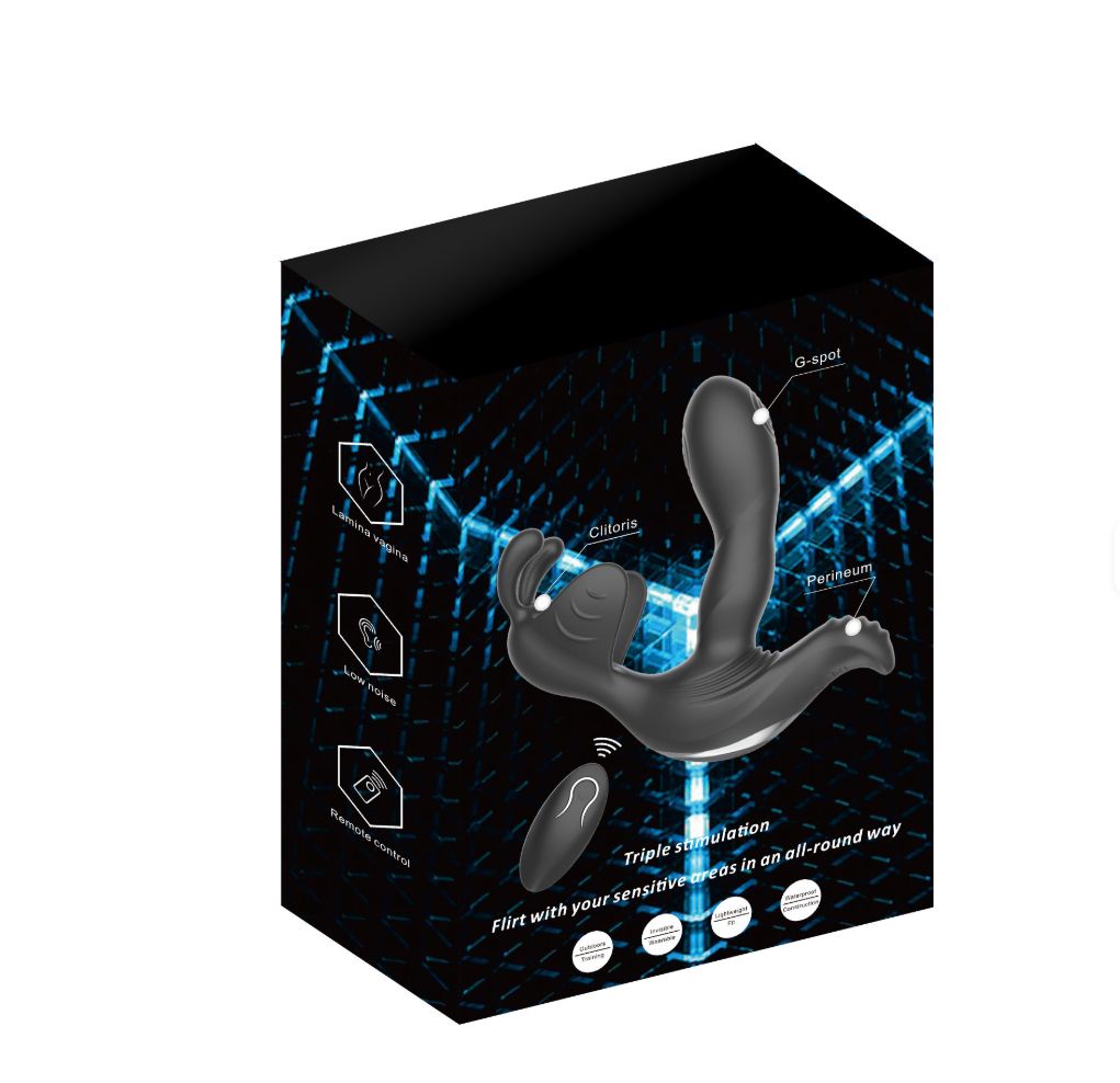 Estimulador y vibrador de prostata 3 en 1