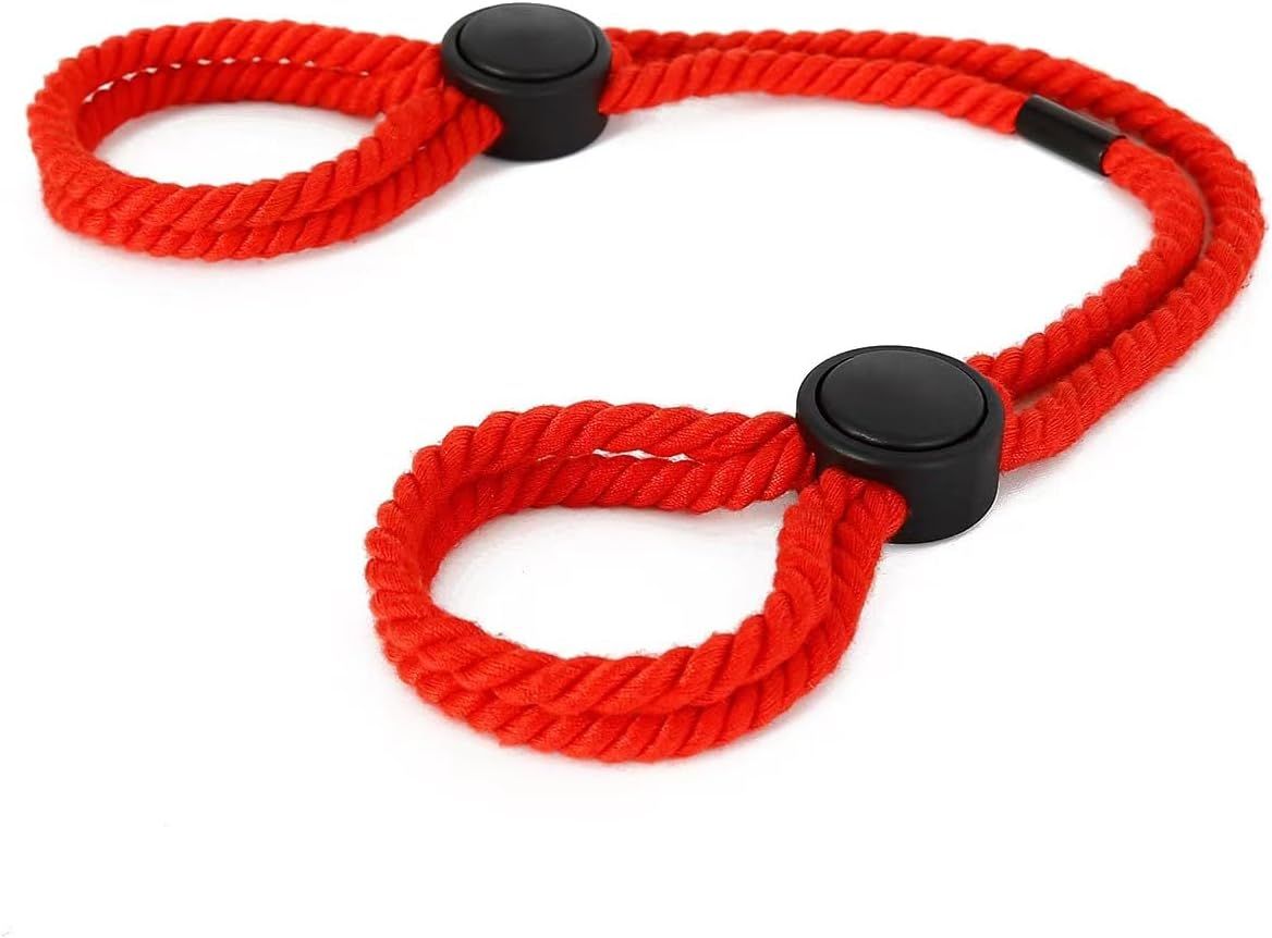 Esposas de cuerda de yute bondage, restricciones BDSM para parejas