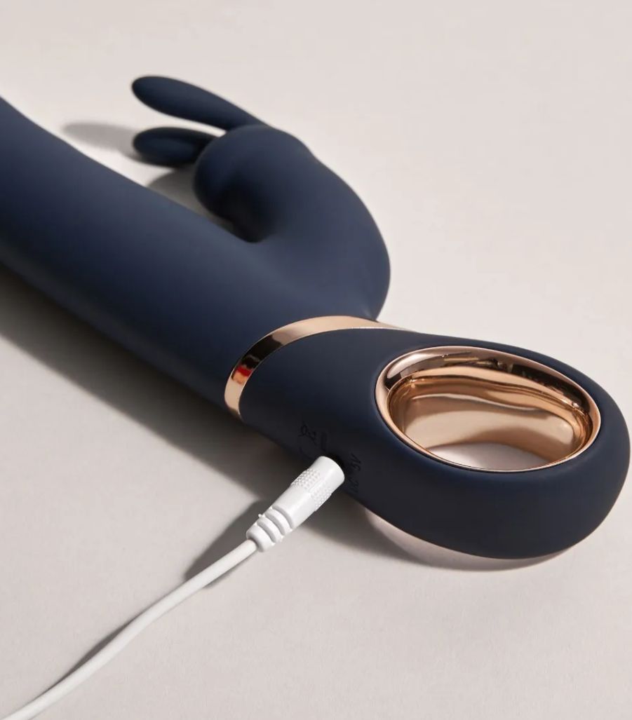 Conejo Vibrador Con Rotación 360 Recargable