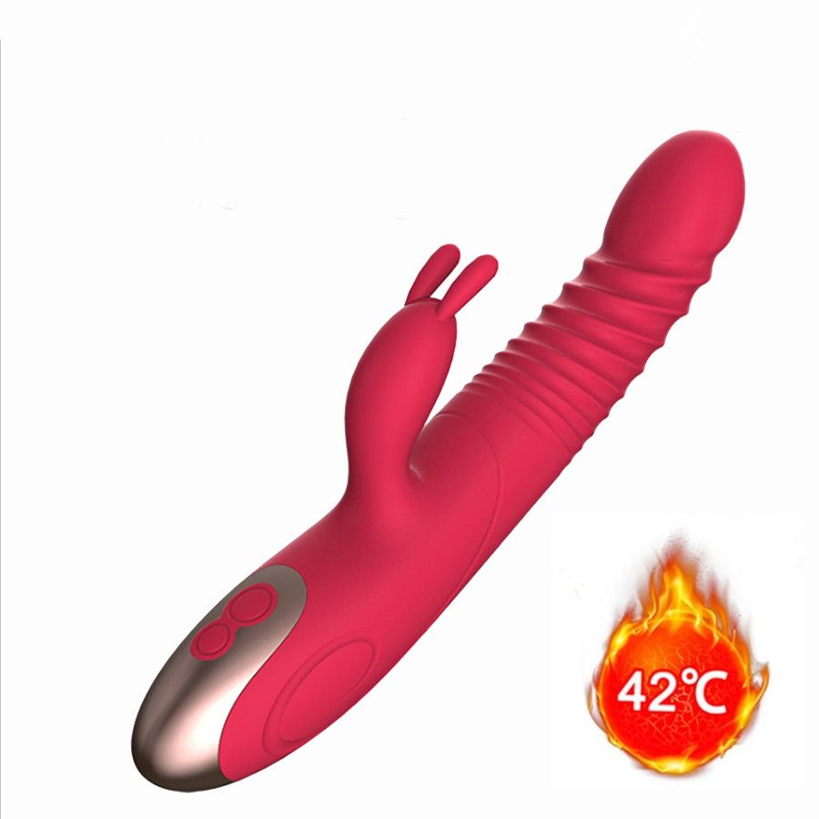 Vibrador de Conejo Para Punto G Telescopico