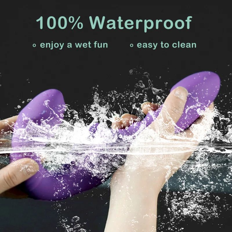 Vibrador Sin Tirantes Doble Penetración Control Remoto