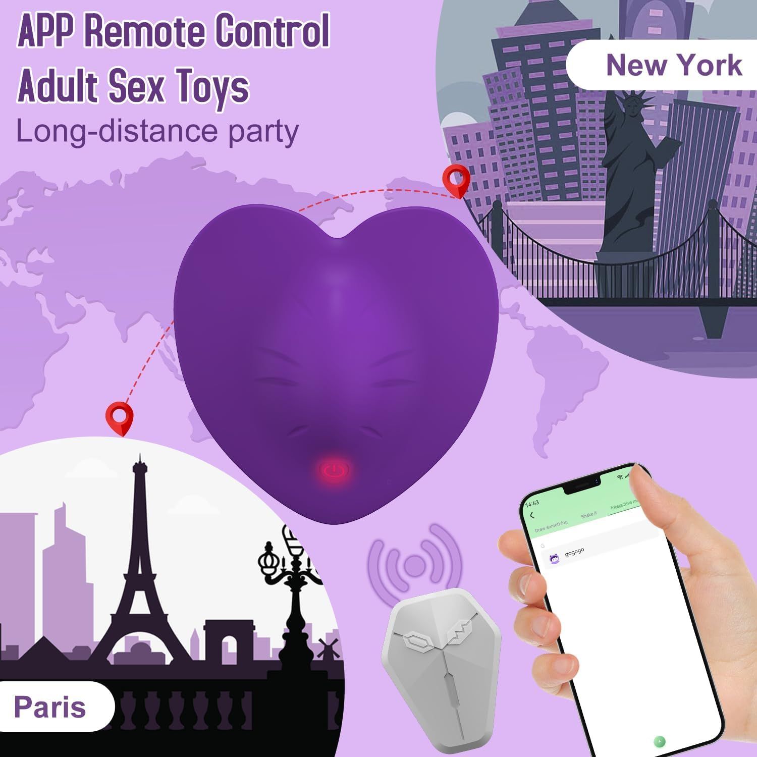 Panty vibrador SWEETSPACE con APP