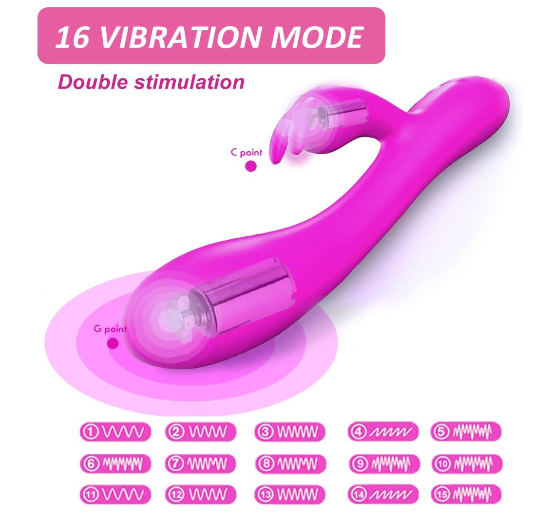 Vibrador Conejo con calefacción