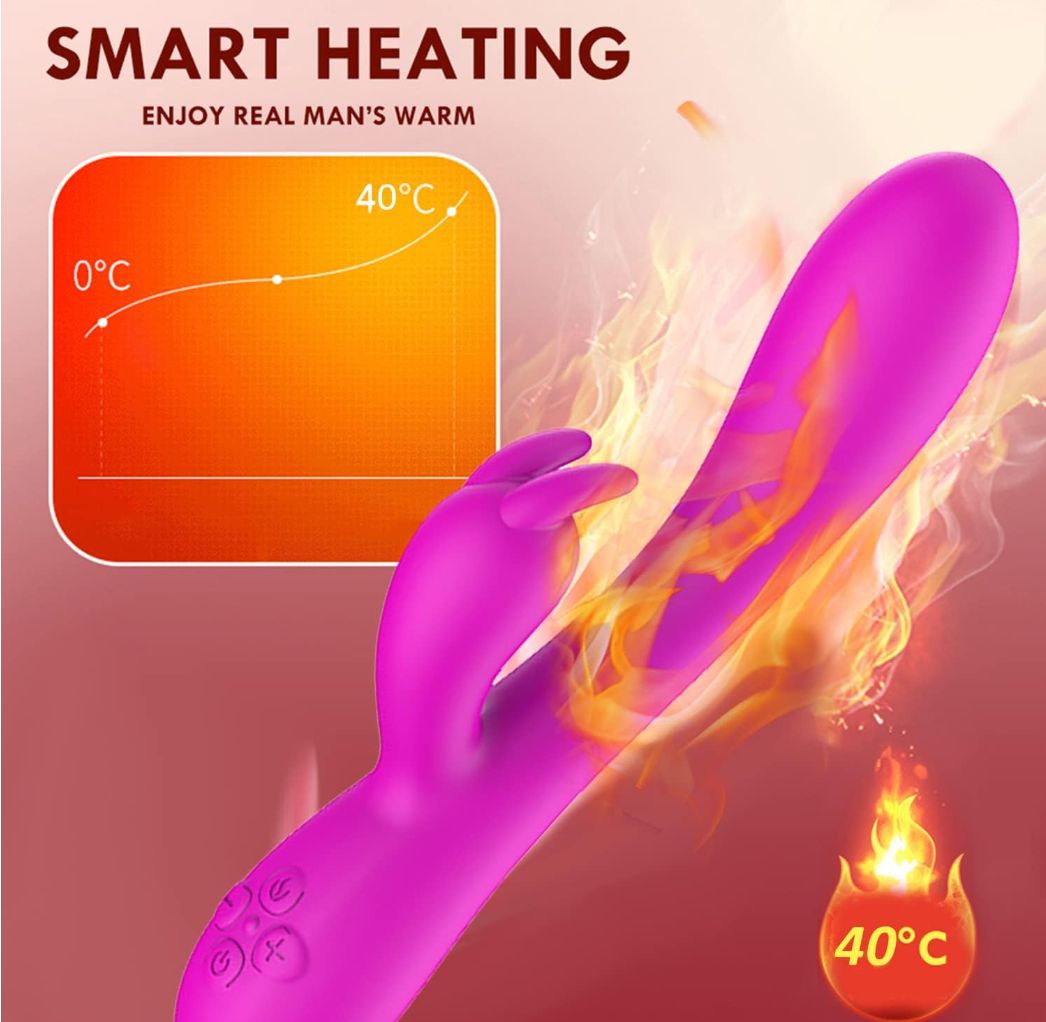 Vibrador Conejo con calefacción