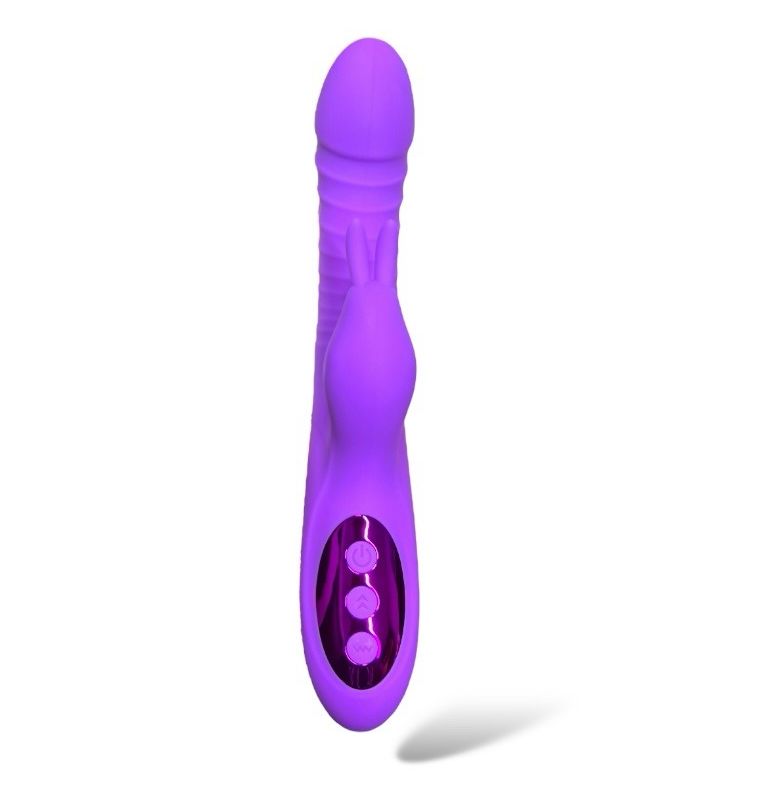 Vibrador Rabbit telescopico y giratorio