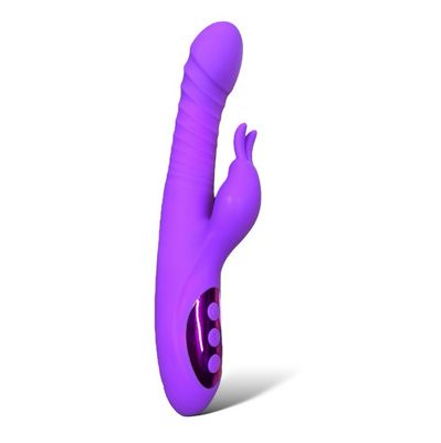 Vibrador Rabbit telescopico y giratorio