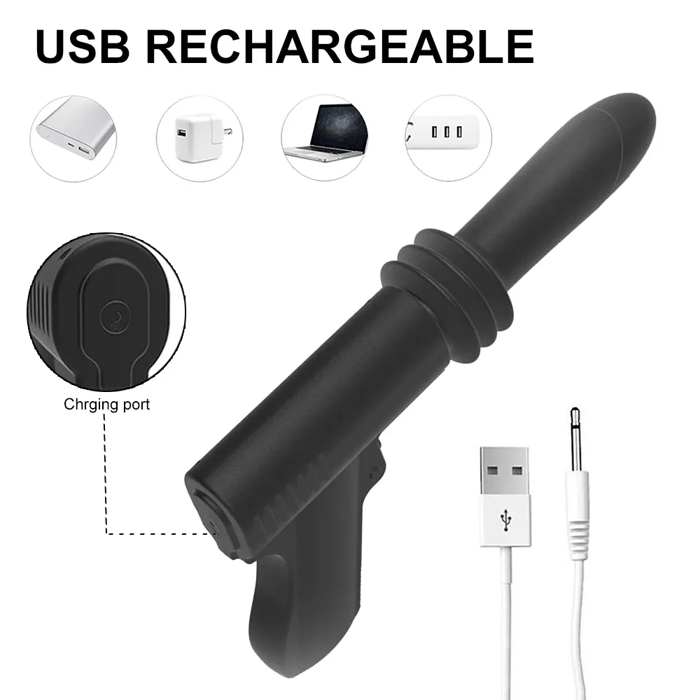 Maquina sexual tipo pistola