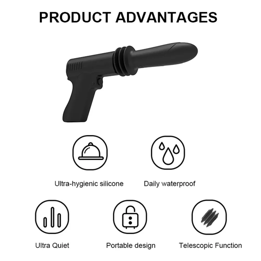 Maquina sexual tipo pistola