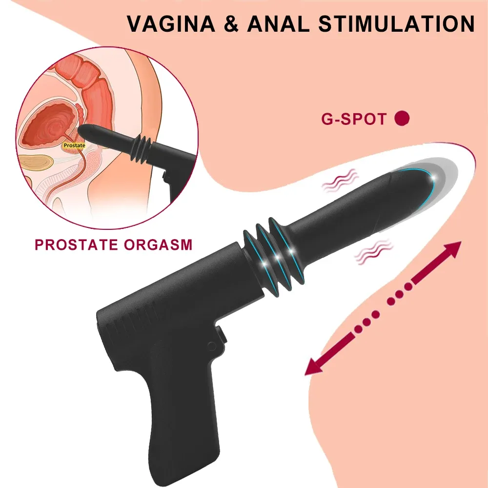 Maquina sexual tipo pistola