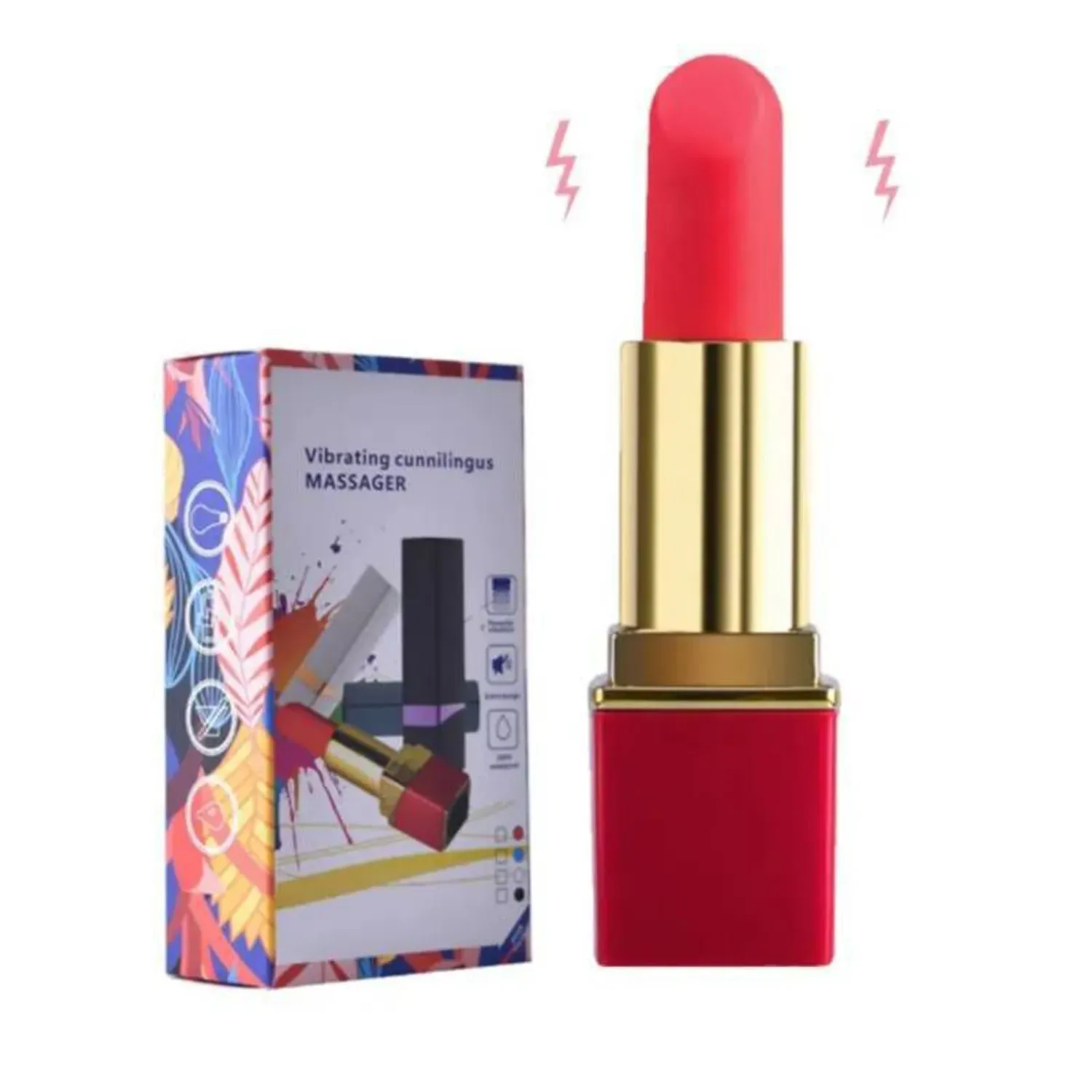 LAPIZ LABIAL VIBRADOR USB - RECARGABLE