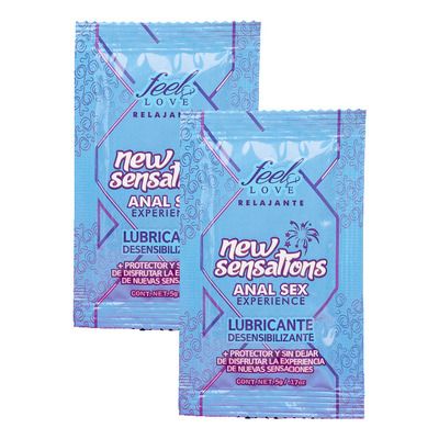 Lubricante New Sensations Anal Sex (2 SOBRES) 5 g